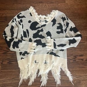 Cheeta print sweater